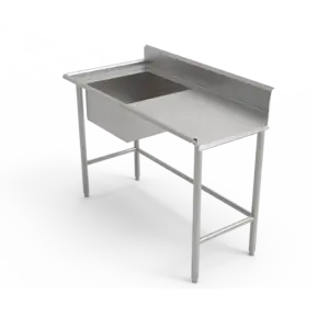 Mesa de recibo de loza sucia